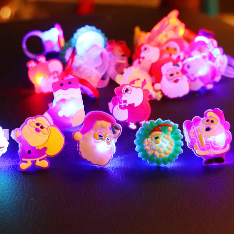 Christmas Party Plastic LED Glow Jewelry