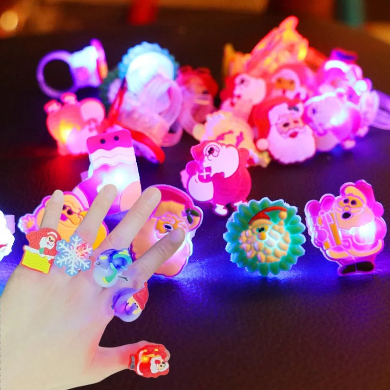 Christmas Party Plastic LED Glow Jewelry