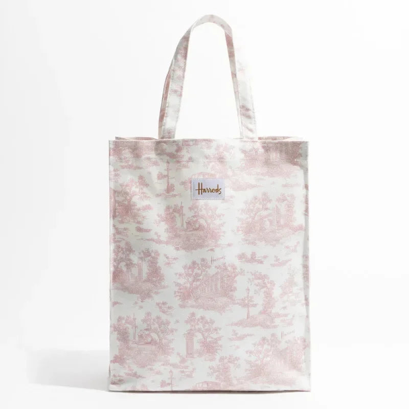 Harrodes Canvas Female Tote Bag