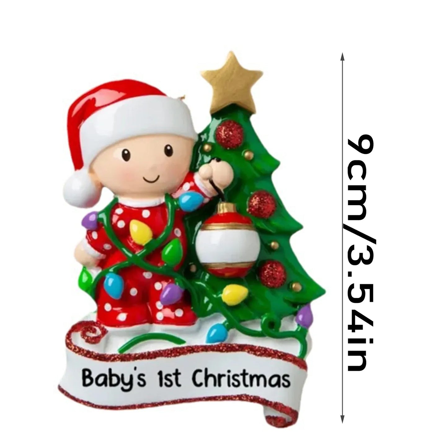 2024 New Christmas Tree Cute Decorations Resin Snowman Doll Personalized Pendant Decoration Best Gifts For Kids