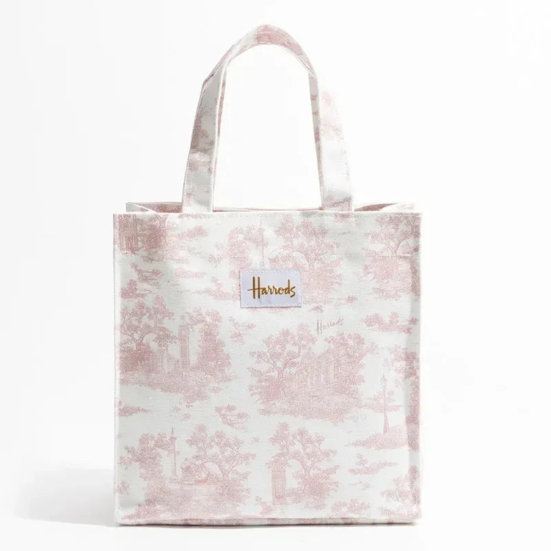 Harrodes Canvas Female Tote Bag