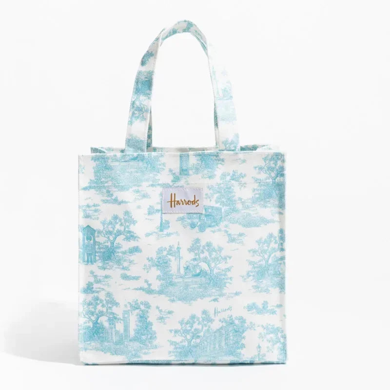 Harrodes Canvas Female Tote Bag