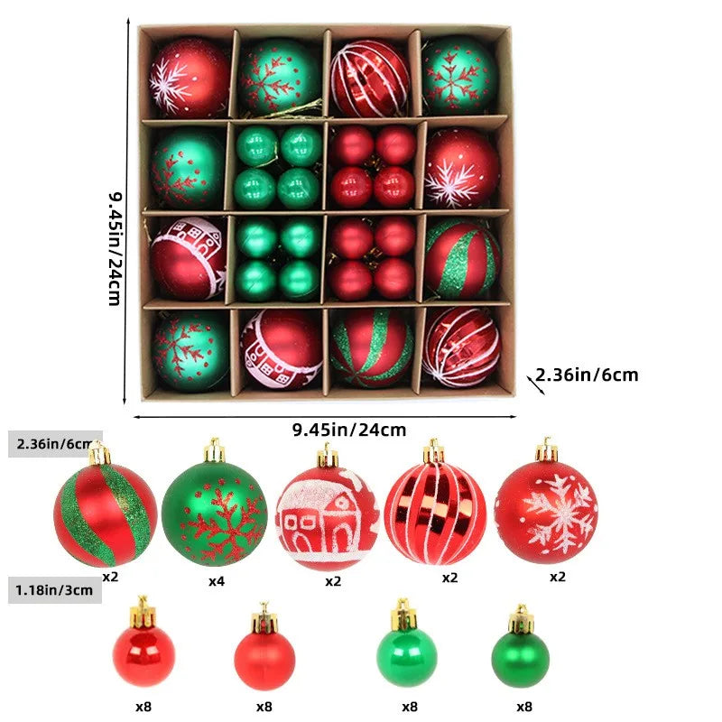 Christmas Ball Tree Ornaments