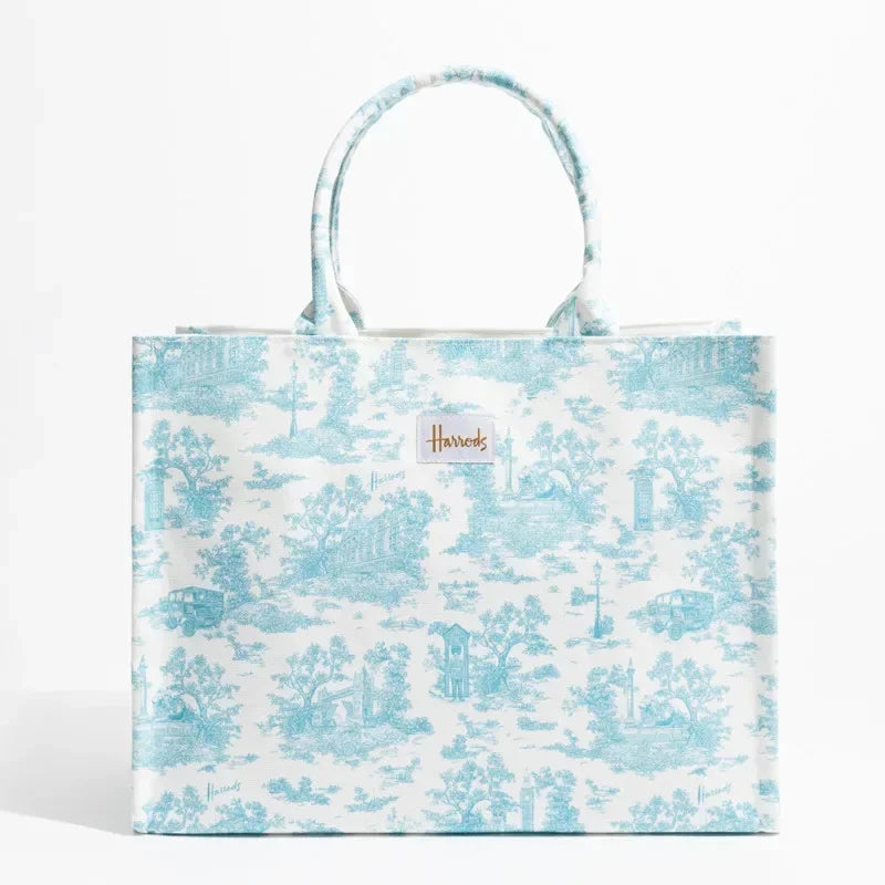 Harrodes Canvas Female Tote Bag