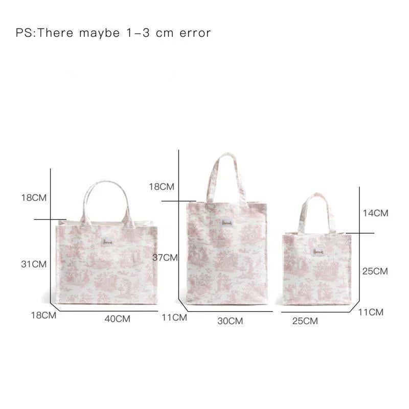 Harrodes Canvas Female Tote Bag