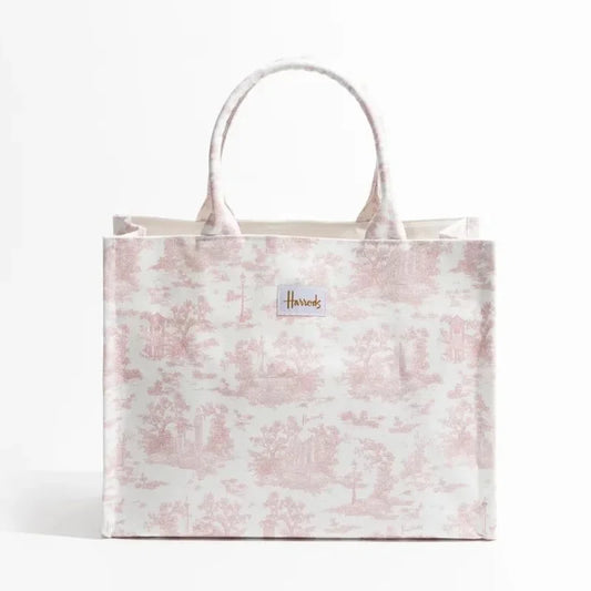 Harrodes Canvas Female Tote Bag