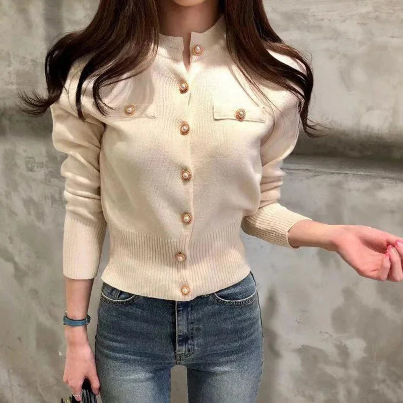 Long Sleeve Wool Knitted Women Cardigans