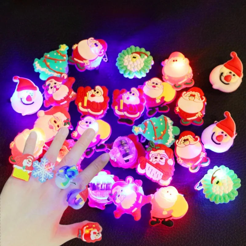 Christmas Party Plastic LED Glow Jewelry